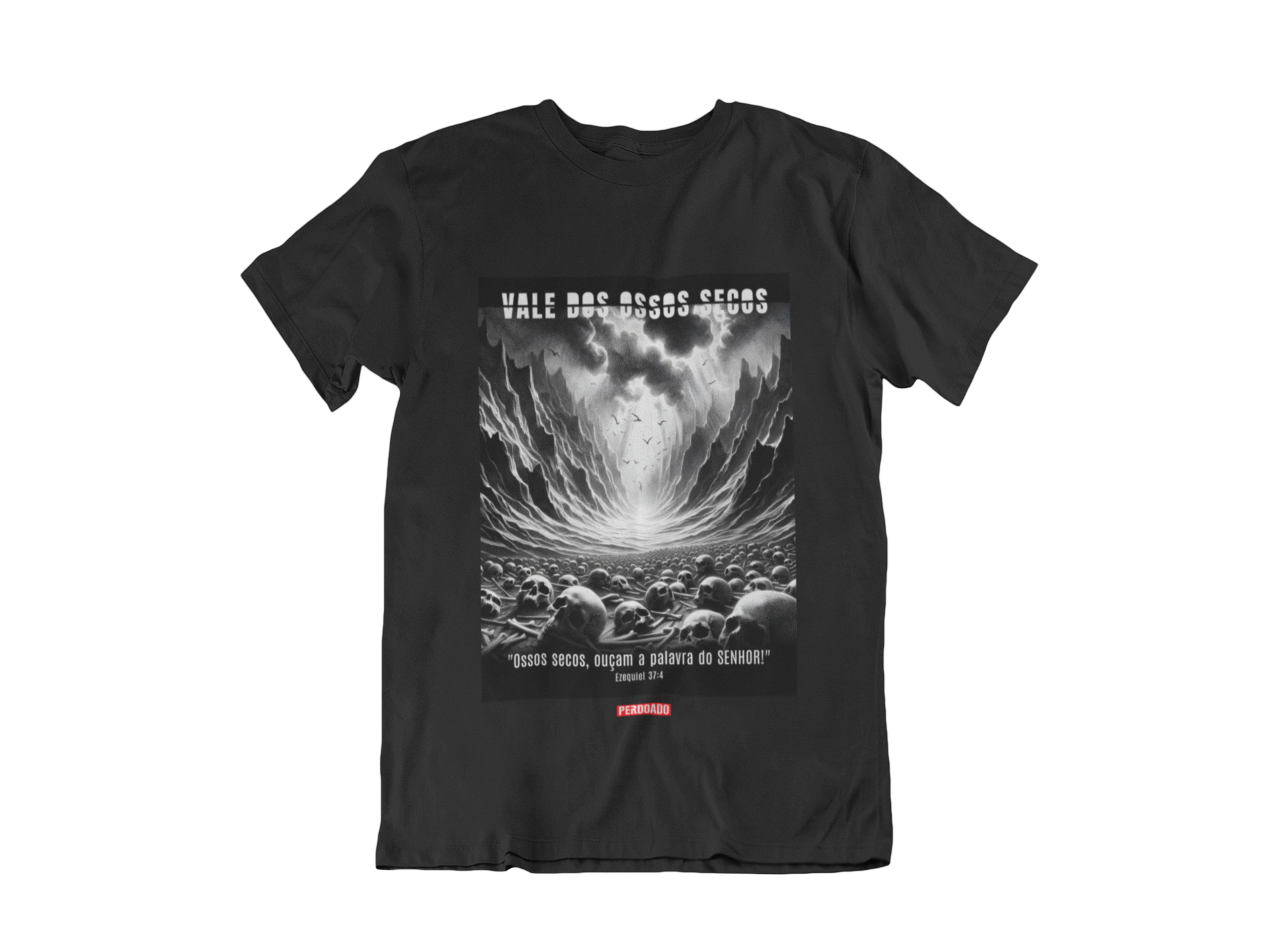 0005PS - Camiseta PlusSize Ossos Secos