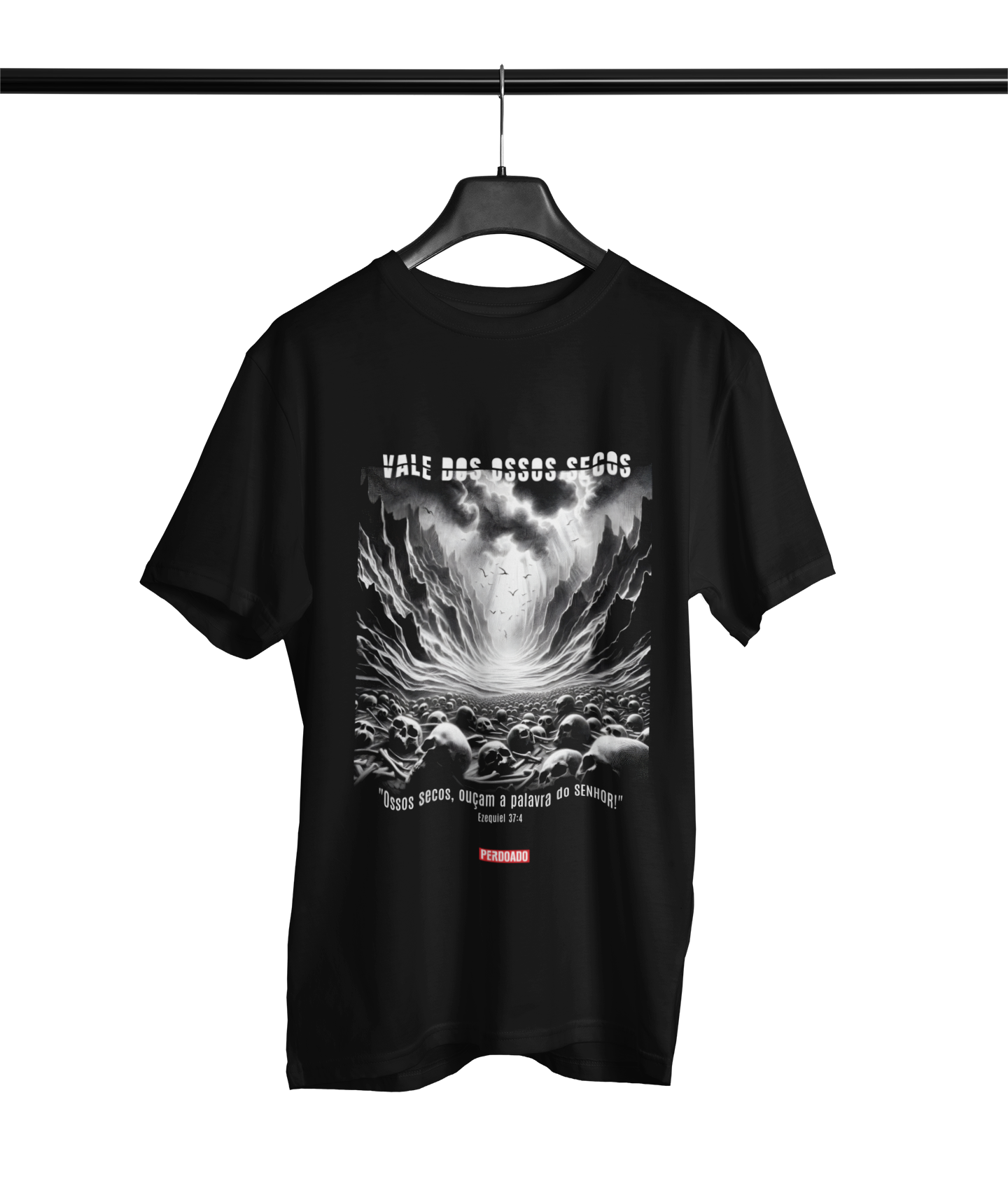 0005 - Camiseta Unissex Ossos Secos