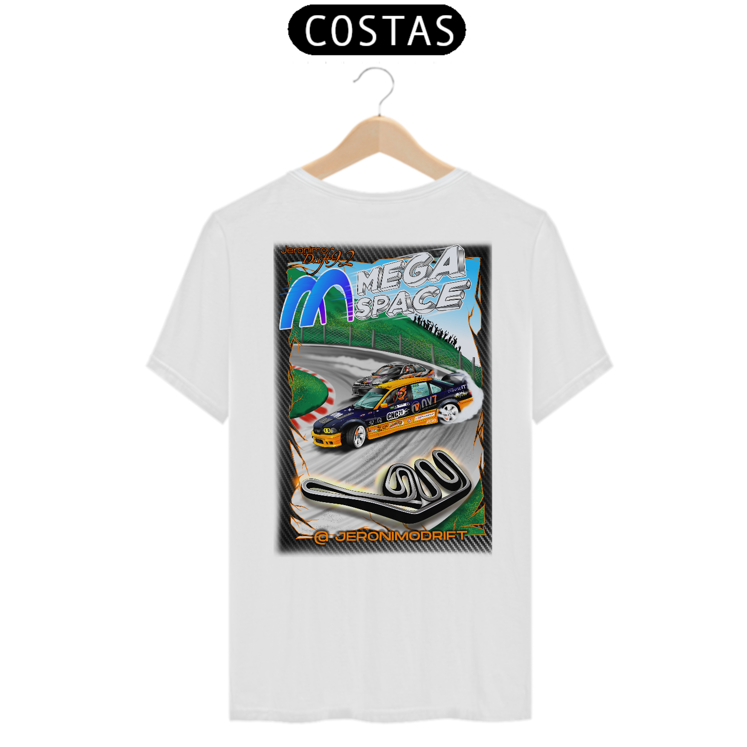 Camiseta Jeronimo Drift - Pista MegaSpace