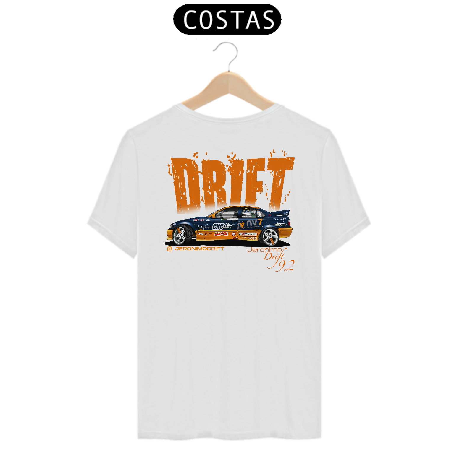 Camiseta Jeronimo Drift - Perfil BMW 328 Turbo DRIFT