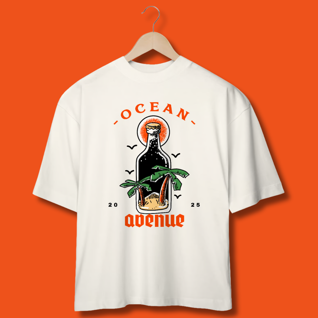 Camiseta Oversized Yellowcard - Ocean Avenue 