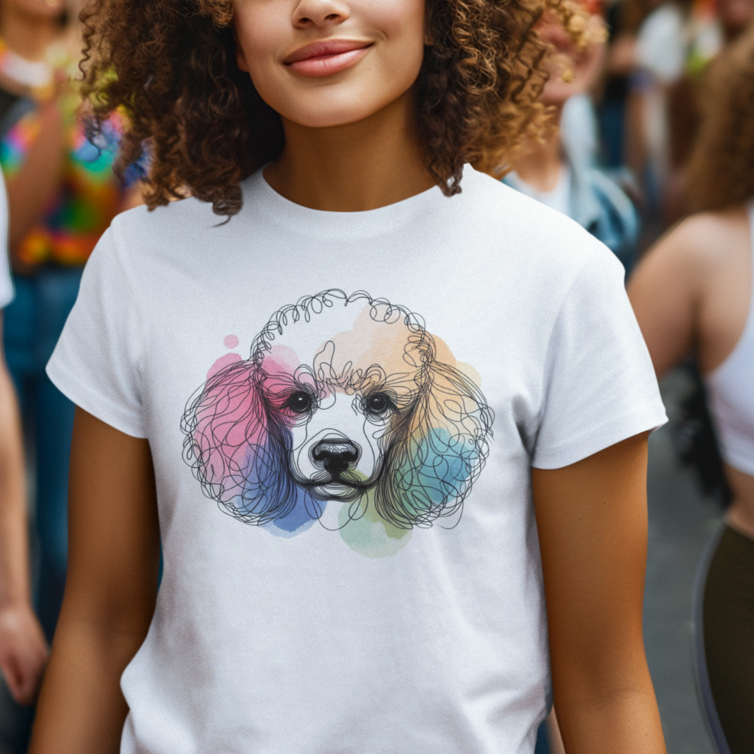 Babylook Poodle Aquarela