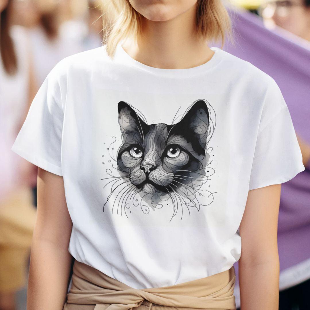Babylook Gato P&B