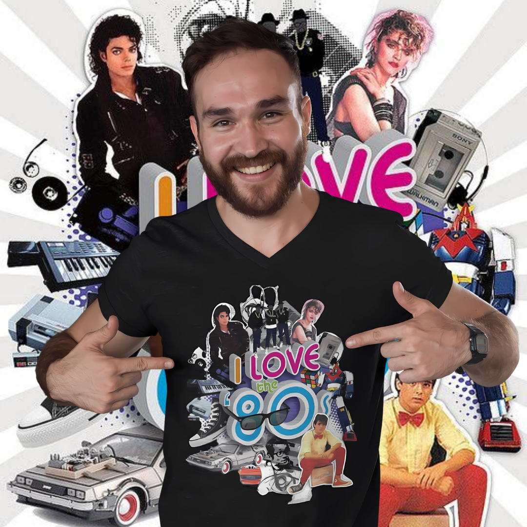 Camisetas I Love The 80