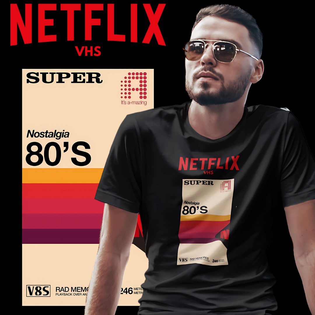 Camisetas Netflix VHS