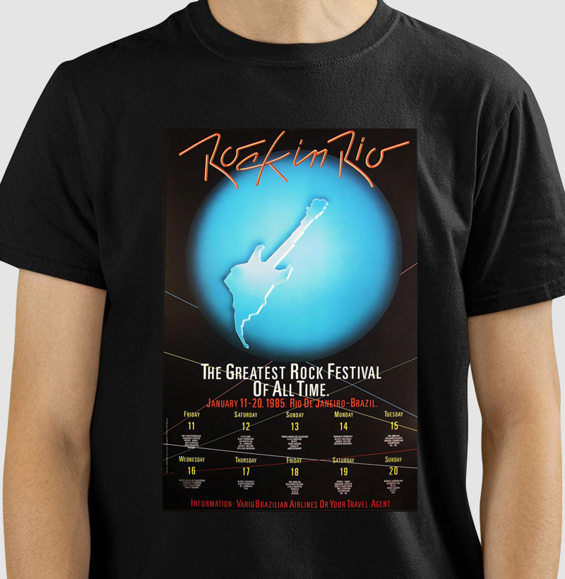 Camisetas Rock In Rio 3