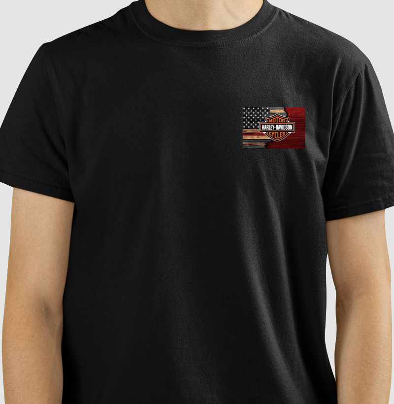 Camisetas Harley USA Minimalista
