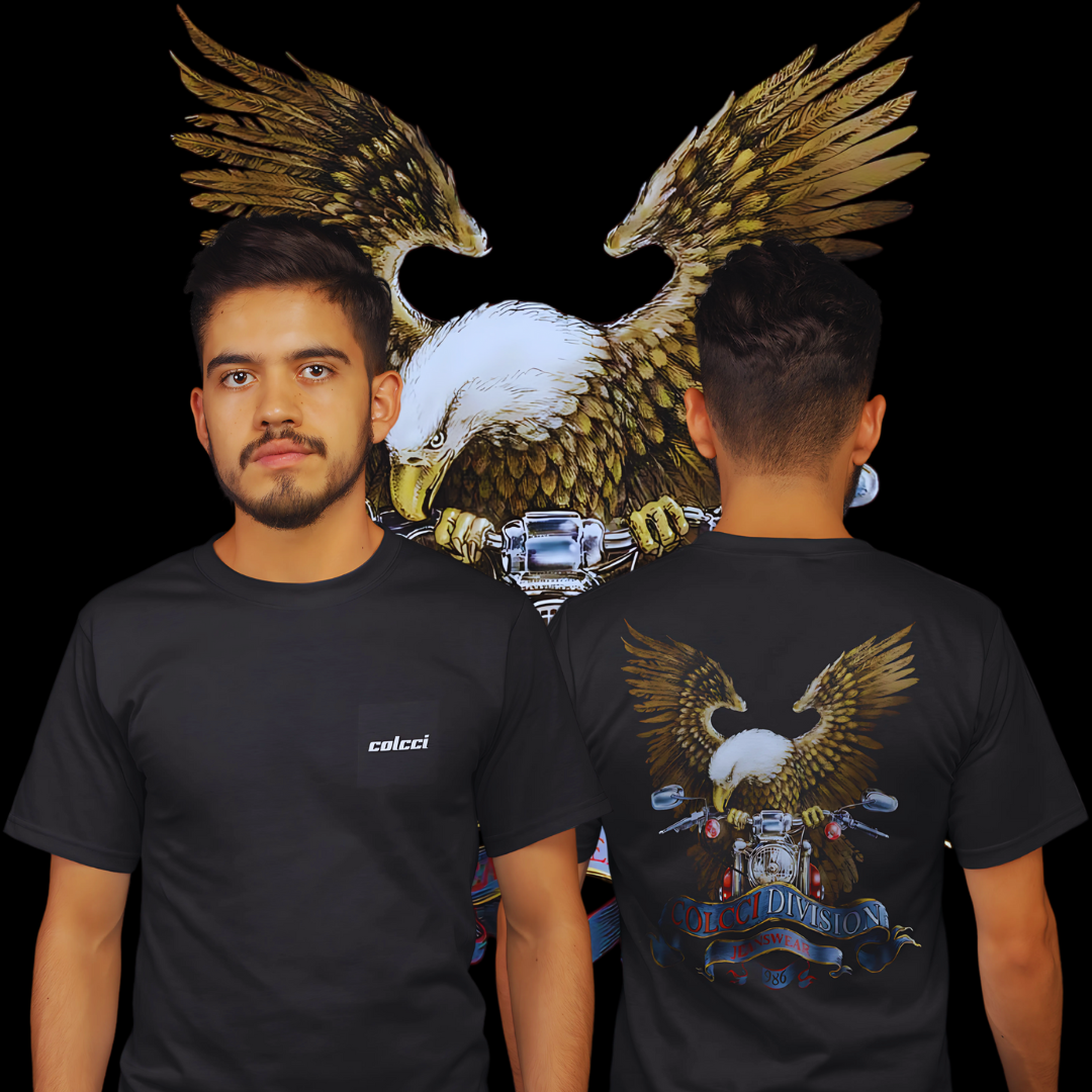 Camisetas Colcci Águia Frente Costas