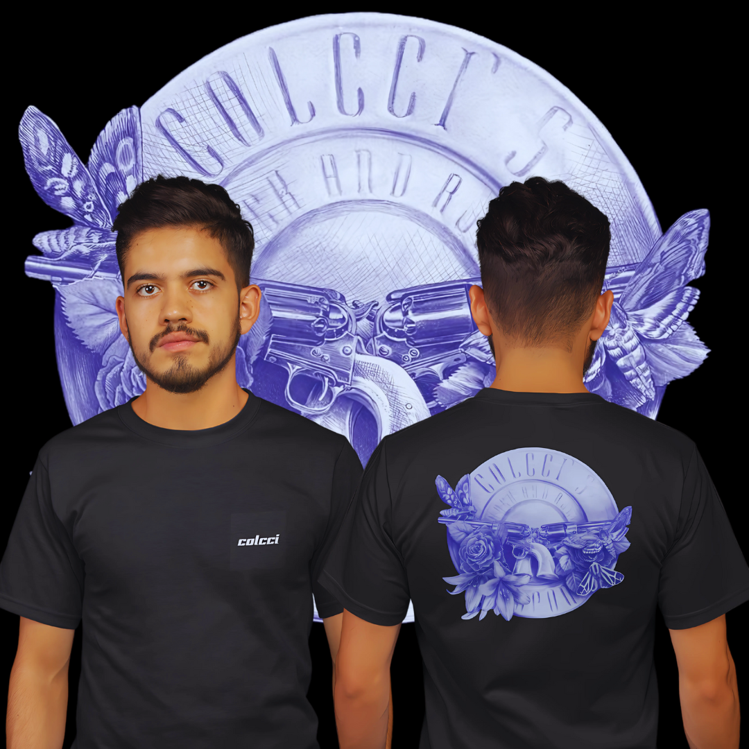 Camisetas Colcci Armas Frente Costas