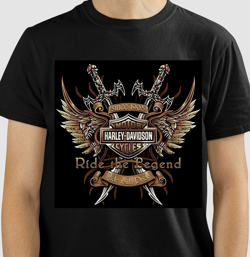 Camisetas Harley Ride The Legend