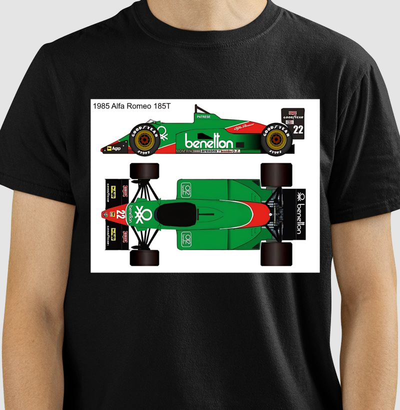 Camisetas F-1 Alfa Romeo 1985
