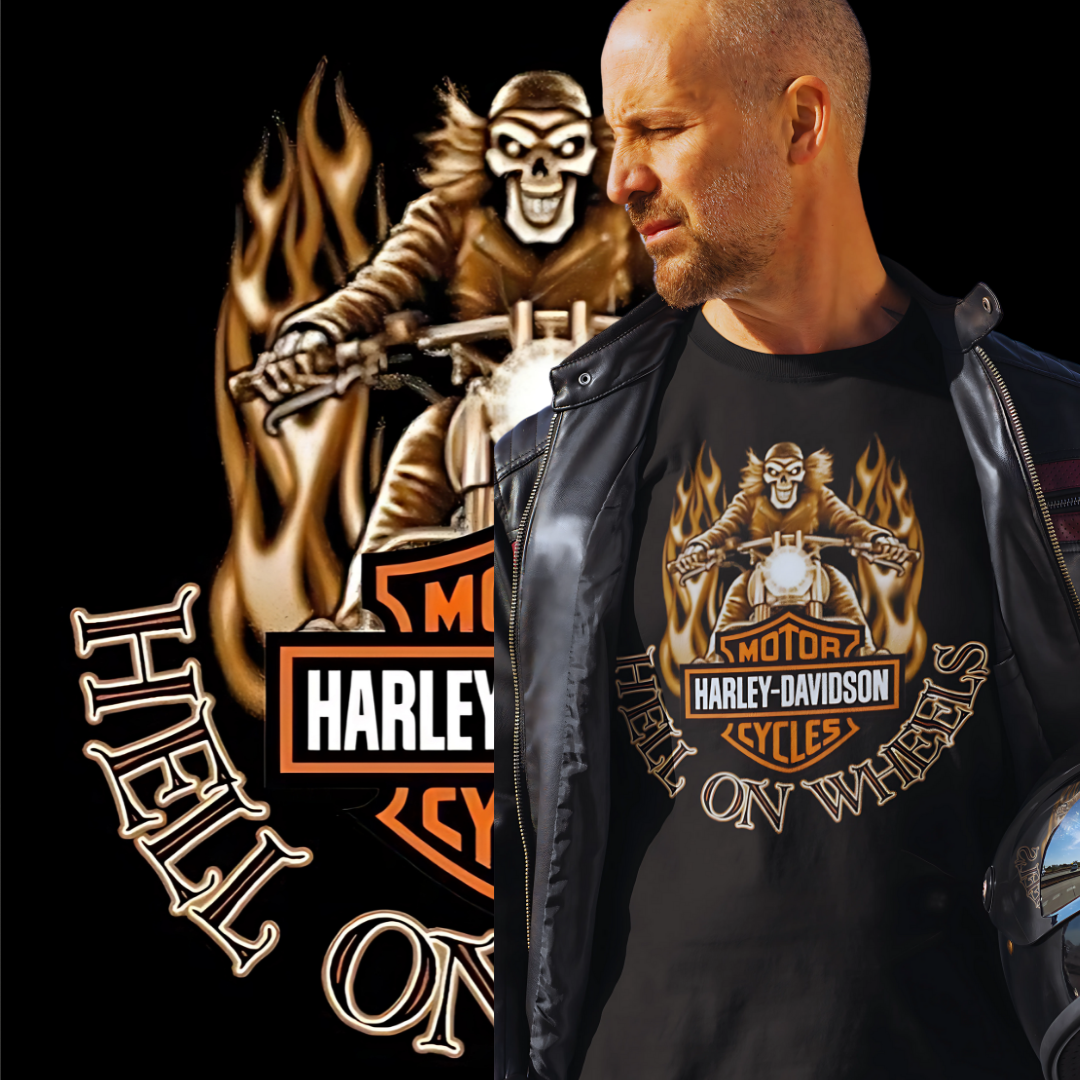 Camisetas Harley Hell On Wheels