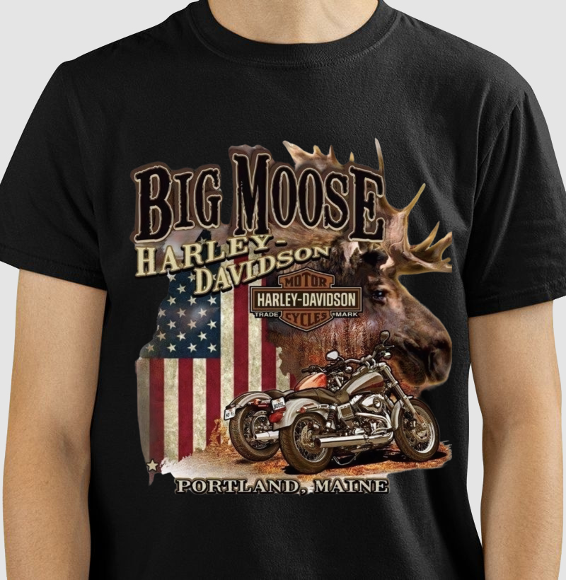 Camisetas Harley Big Moose