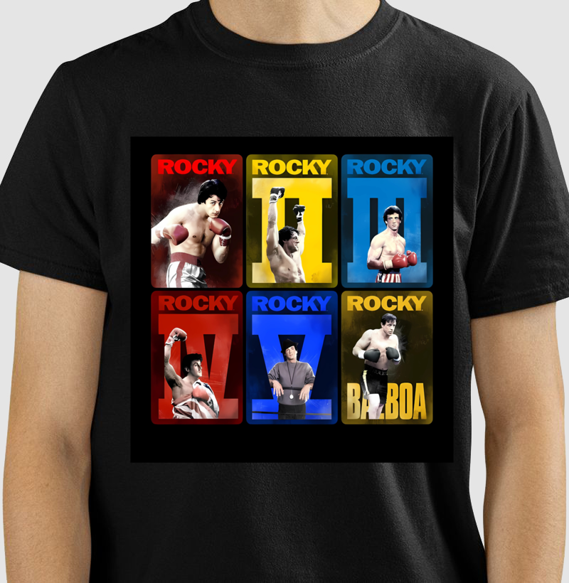 Camisetas Coleção Rocky