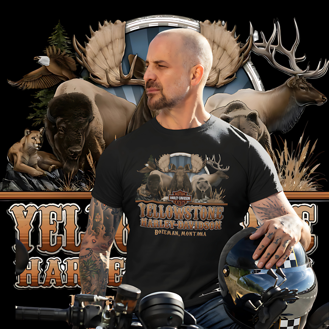 Camisetas Harley Yellowstone