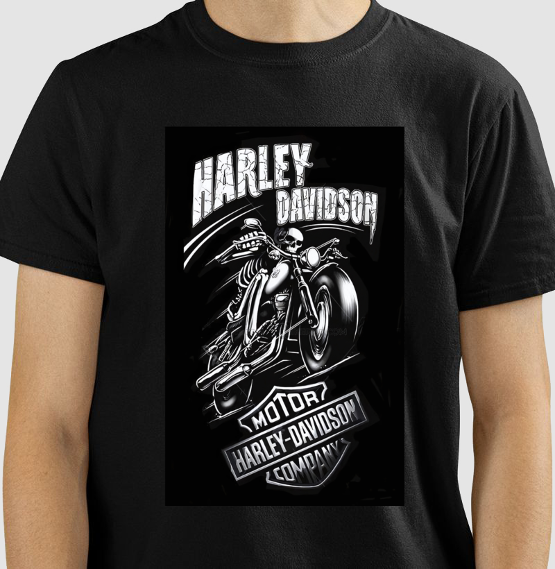 Camisetas Harley Caveira