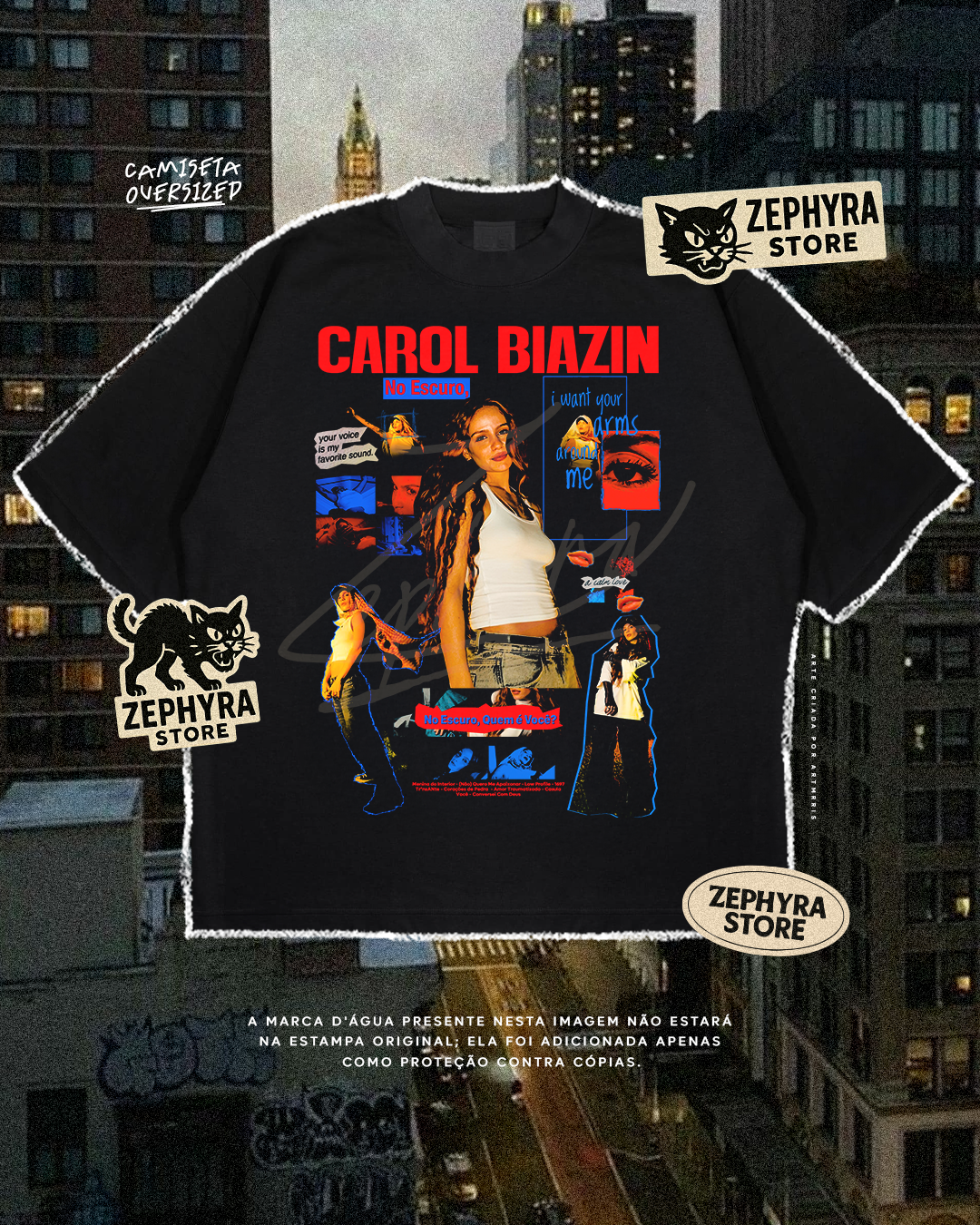 Oversized - Carol Biazin - No escuro quem é você?