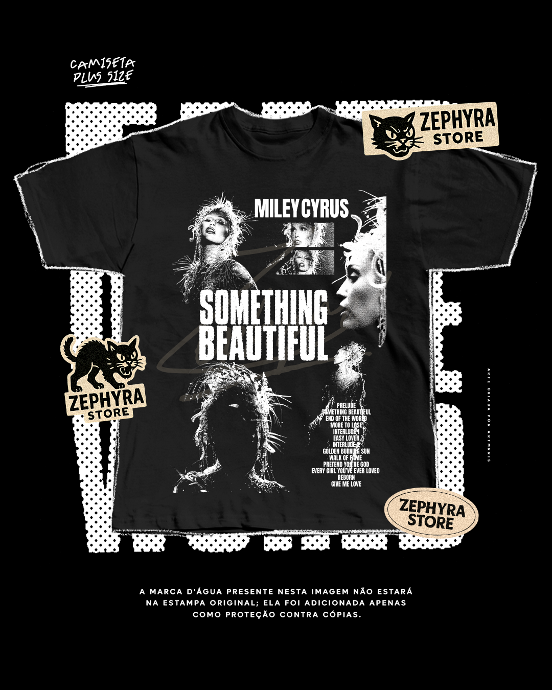 Plus Size -  Miley Cyrus - SOMETHING BEAUTIFUL