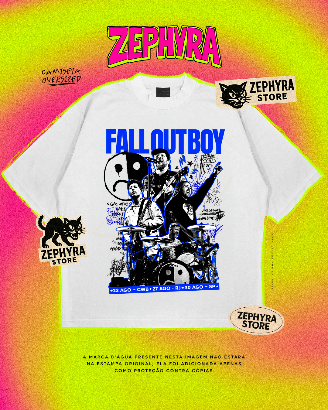 Oversized - Fall Out Boy - Tour