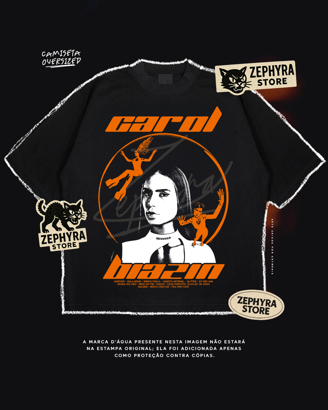 Oversized - Carol Biazin - NO ESCURO 