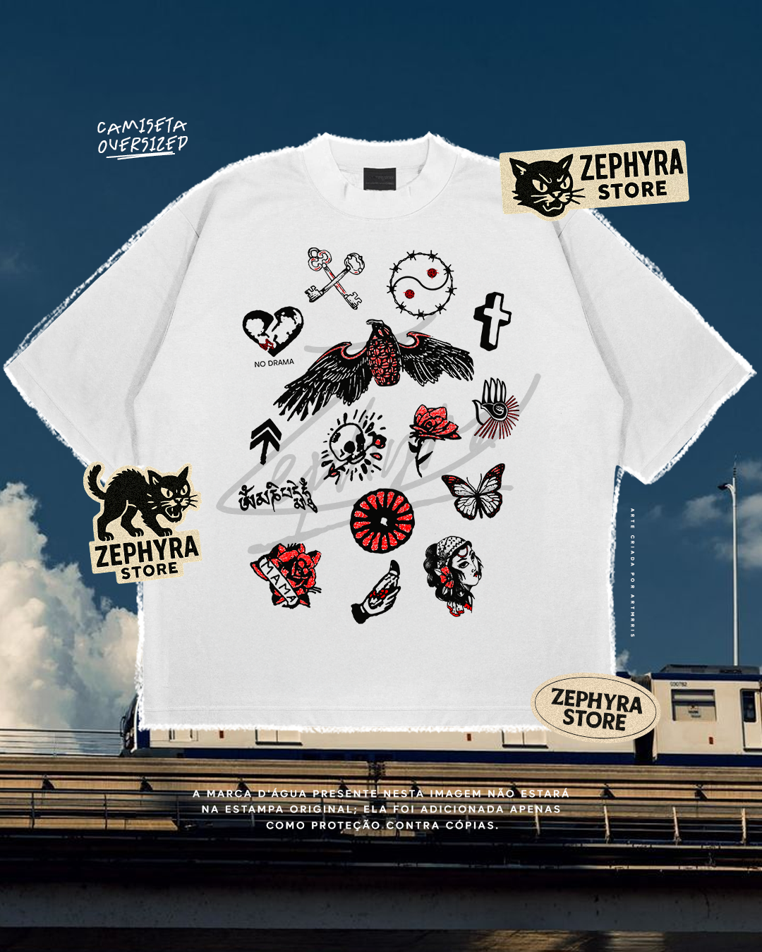Oversized - Di Ferrero - Tatuagem