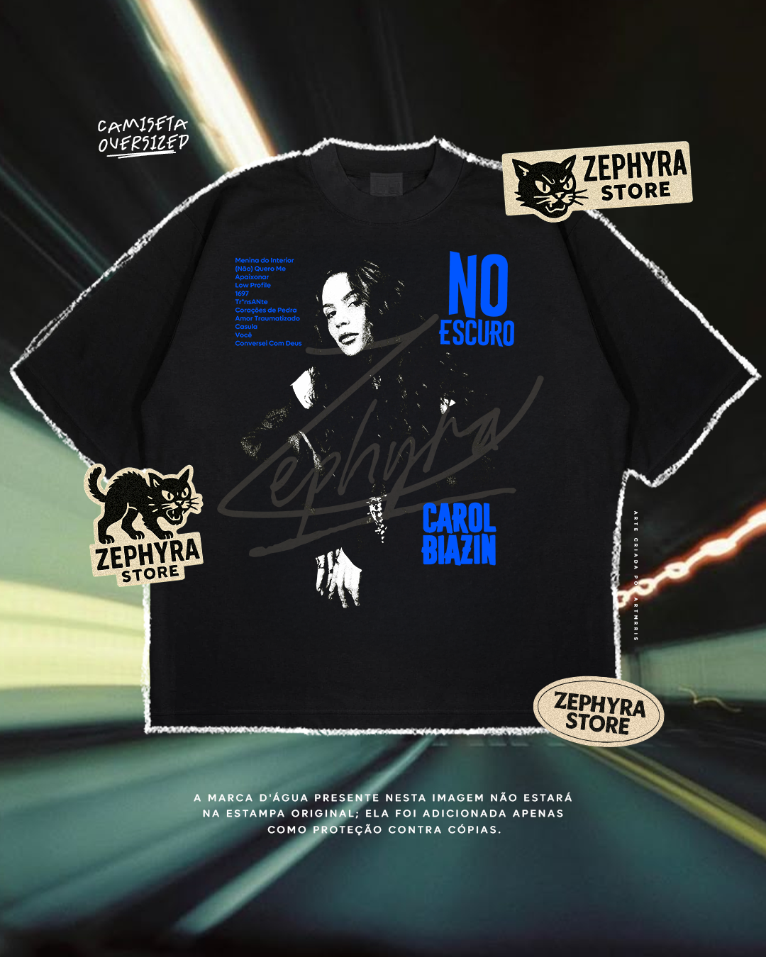 Oversized - Carol Biazin - NO ESCURO 