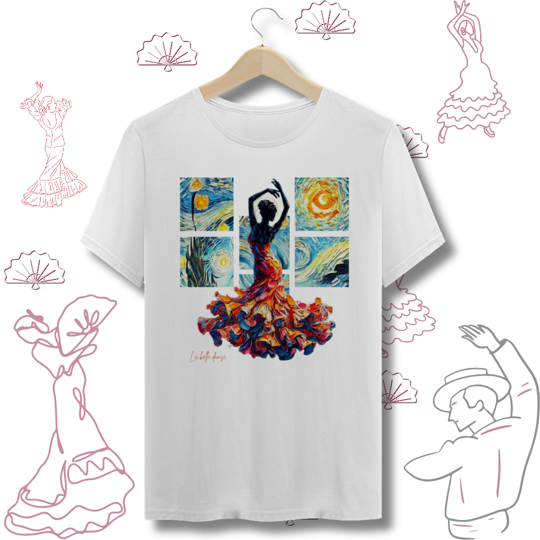 T-shirt - Dança Flamenca - Noite Flamenca 