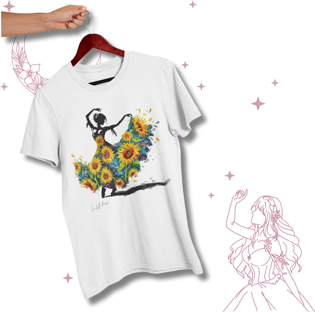 T-shirt - Girassóis ciganos