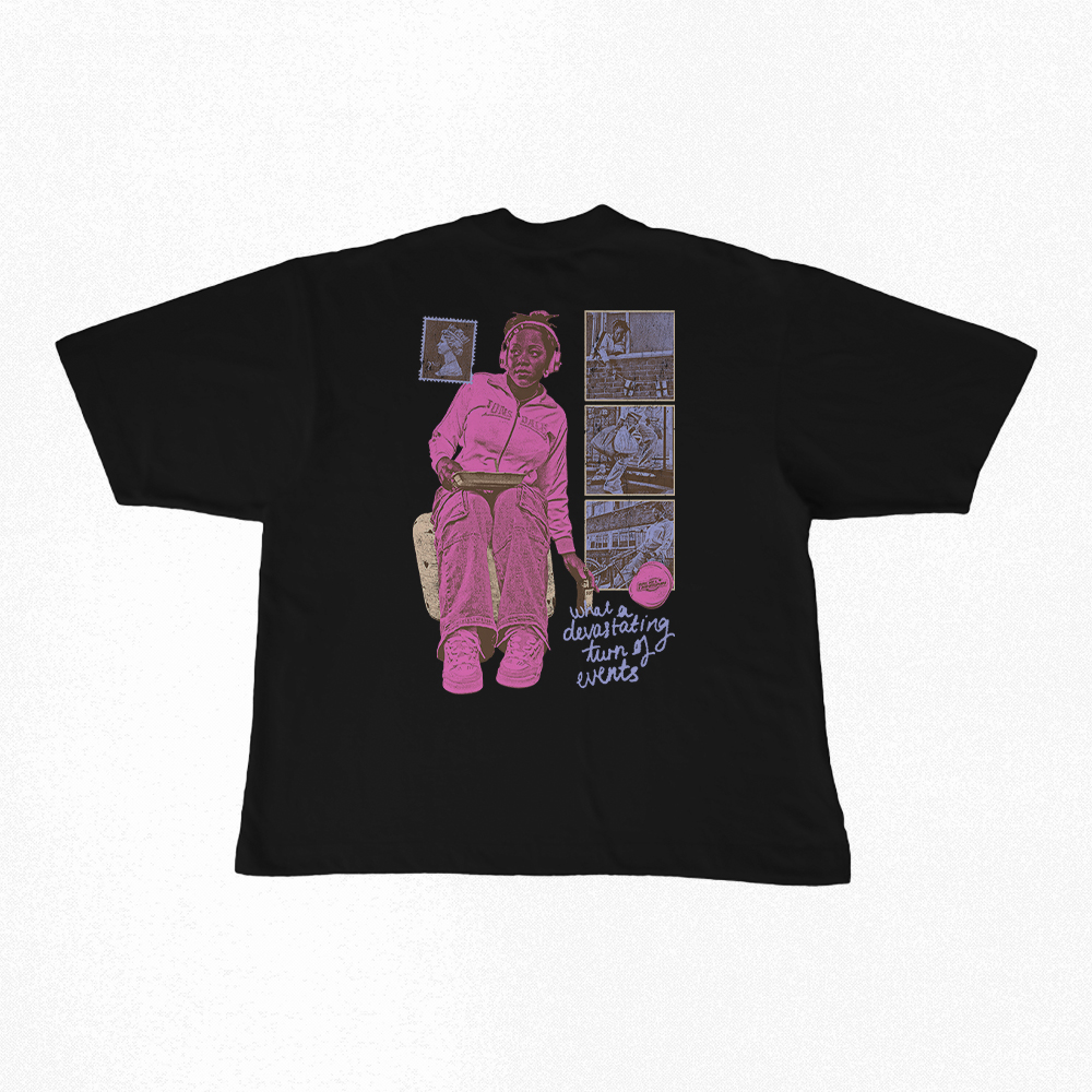 Camiseta Oversized | What A Devastating Turn Of Events - Rachel Chinouriri