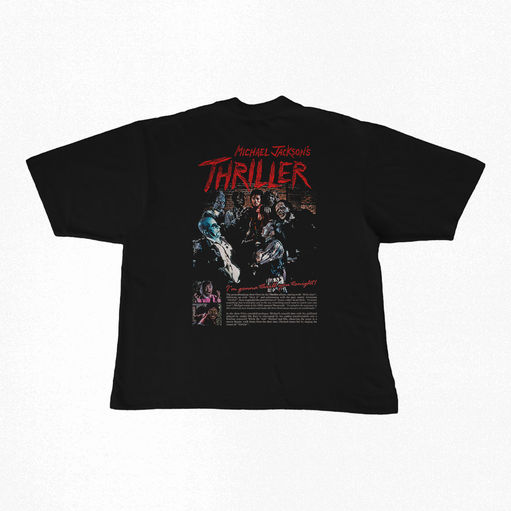 Camiseta Oversized | Thriller - Michael Jackson