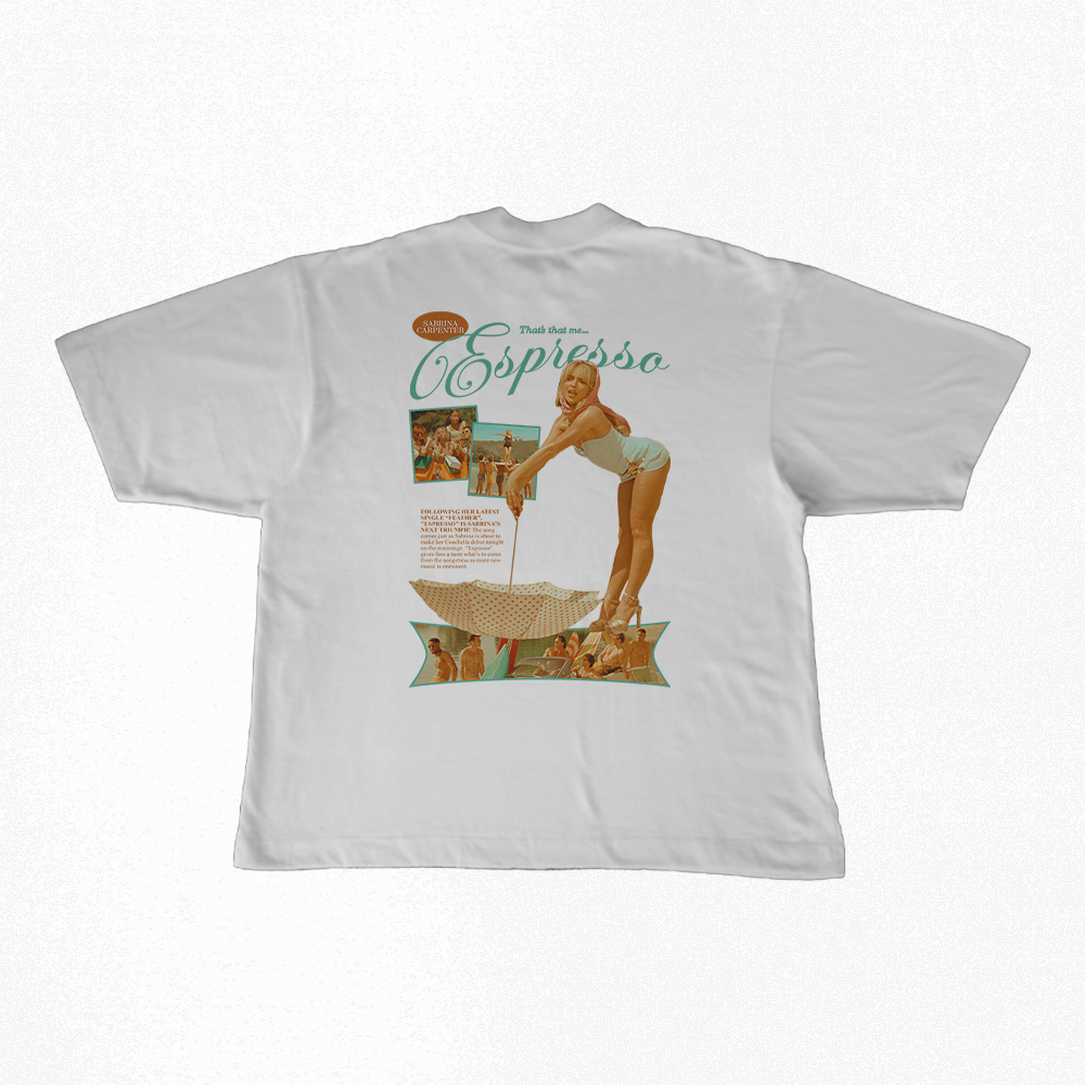 Camiseta Oversized | Espresso - Sabrina Carpenter
