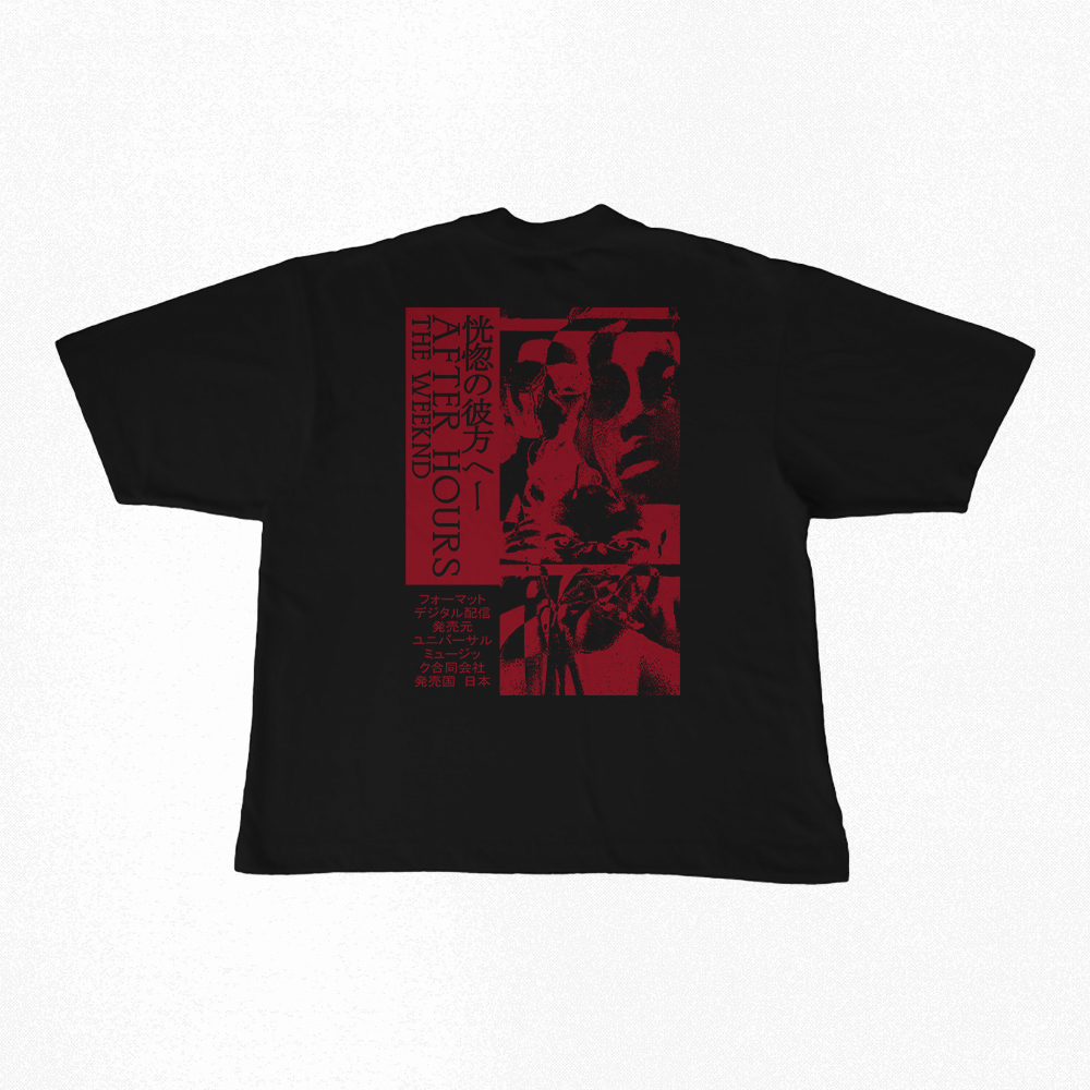 Camiseta Oversized | After Hours - The Weeknd