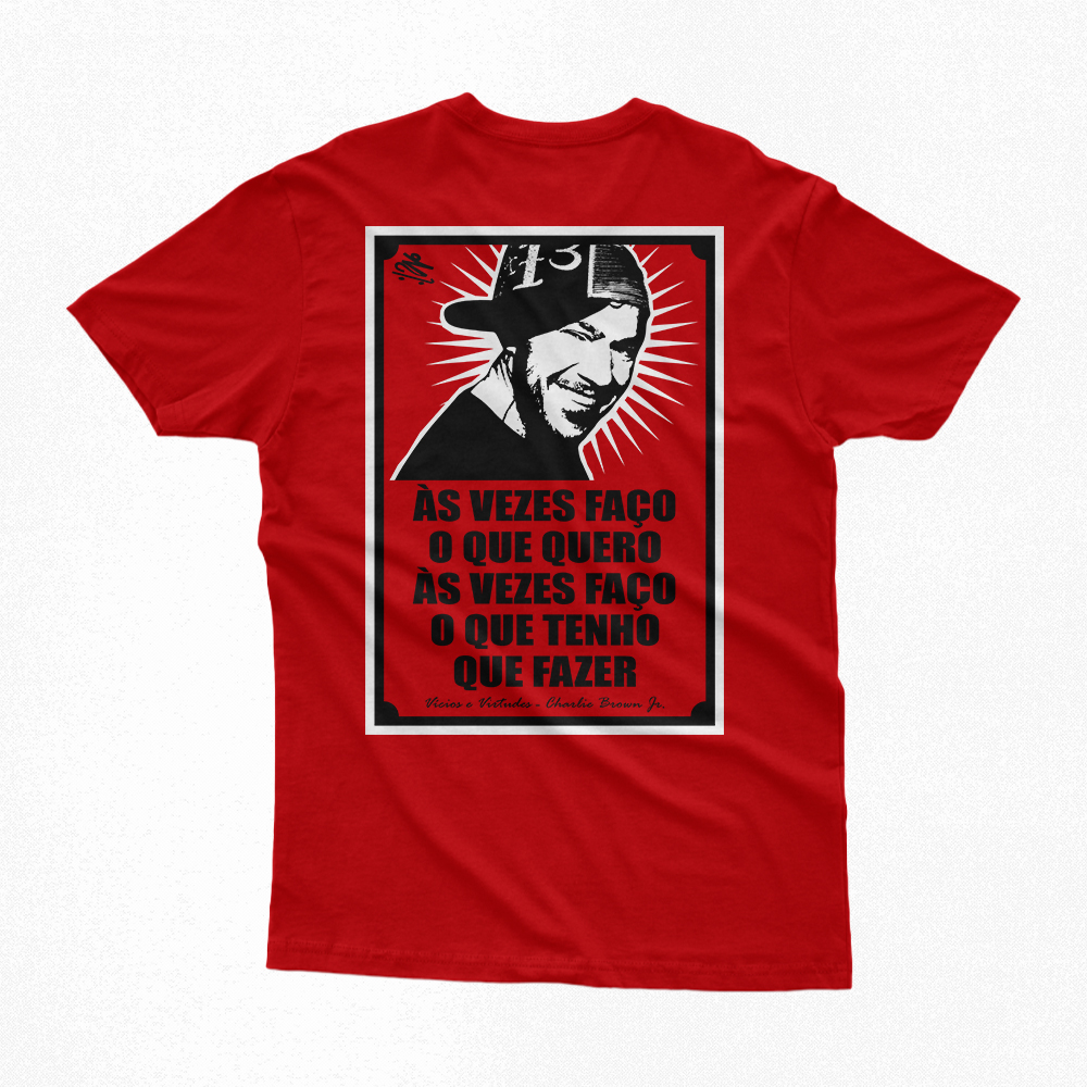 Camiseta | Vícios e Virtudes - Charlie Brown Jr