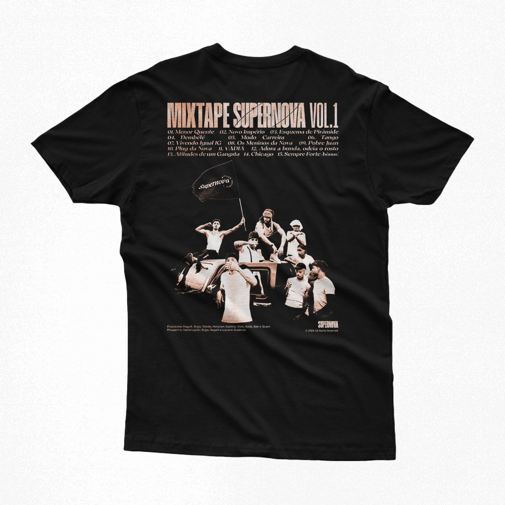 Camiseta | Mixtape Vol 1 - Supernova Ent