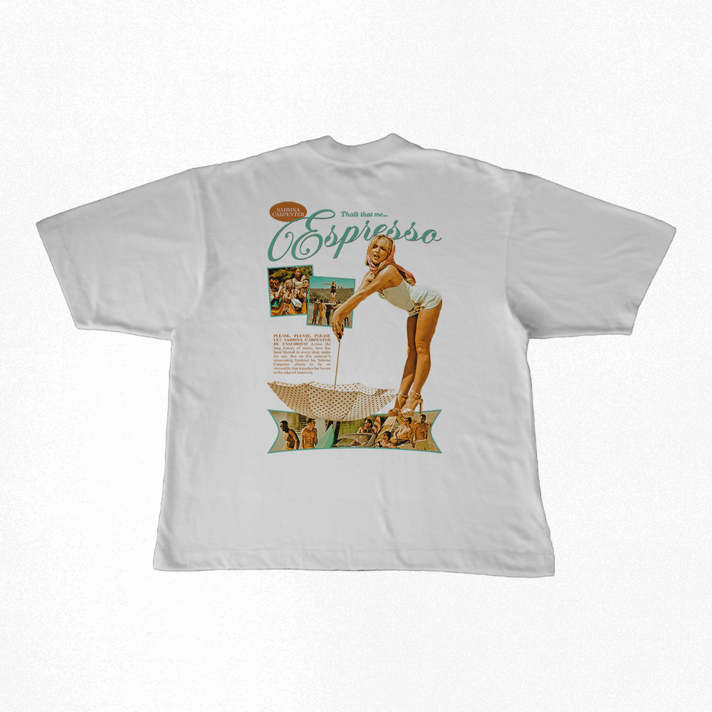 Camiseta Oversized | Espresso - Sabrina Carpenter