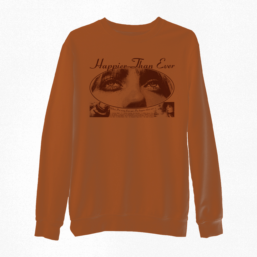 Moletom | Happier Than Ever - Billie Eilish