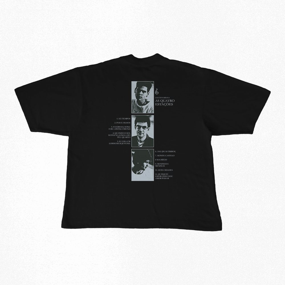 Camiseta Oversized | As Quatro Estações - Legião Urbana