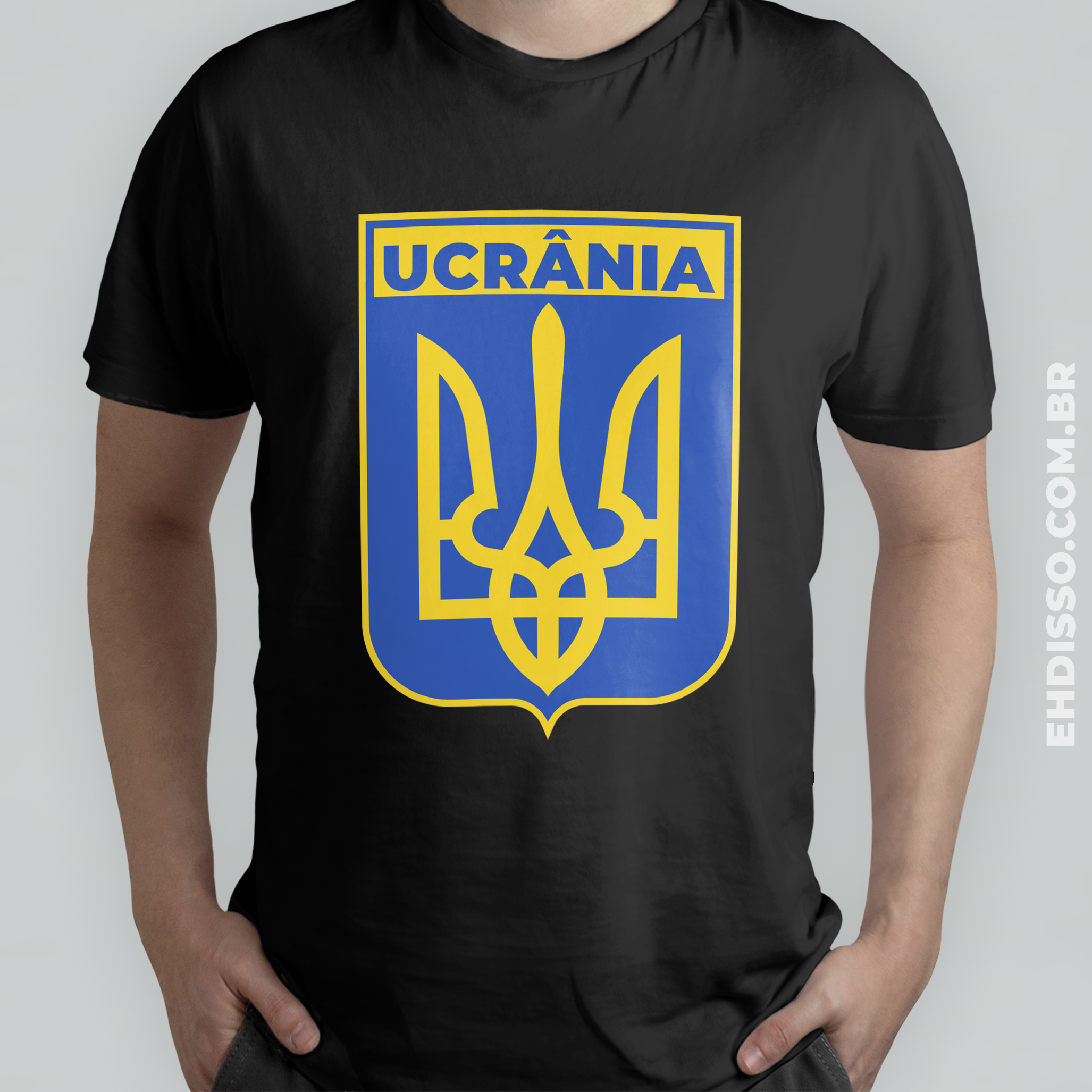Camiseta Brasão de Armas Ucrânia Camisa Países