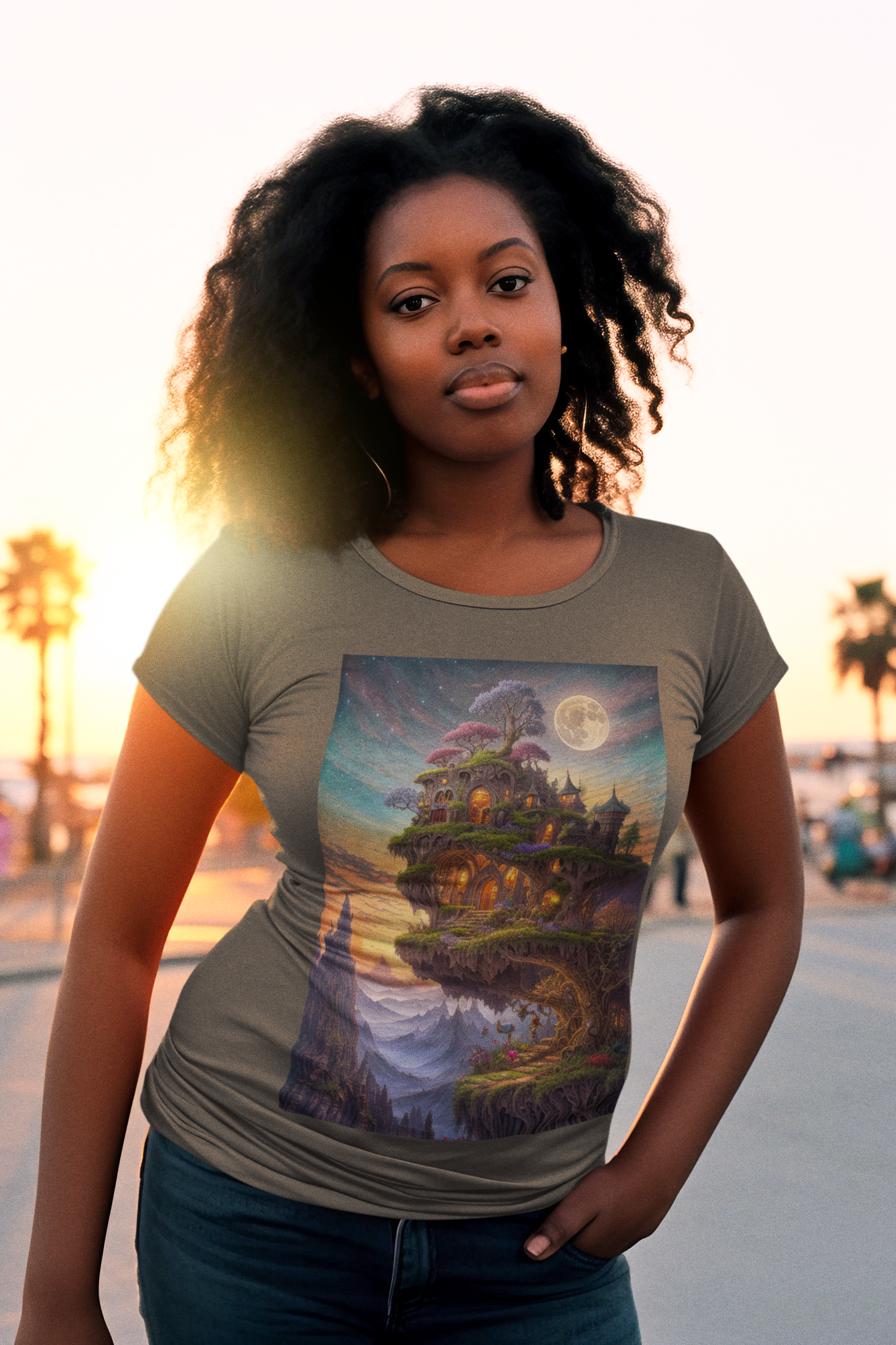 Coleção Magic & Fantasy 09<br>T-Shirt Feminina Estonada