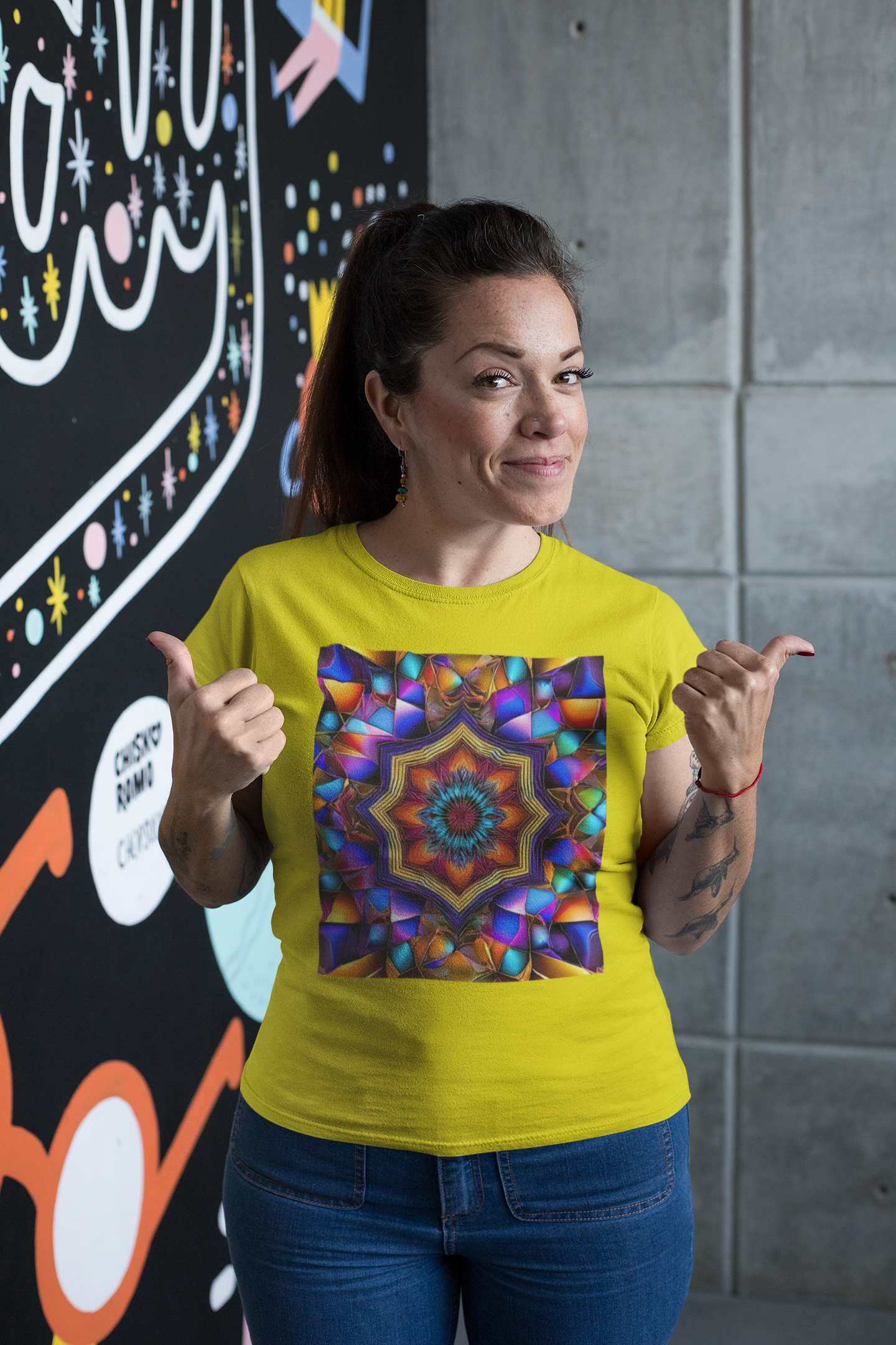 Coleção Mandalas 07<br>T-Shirt Unissex Quality