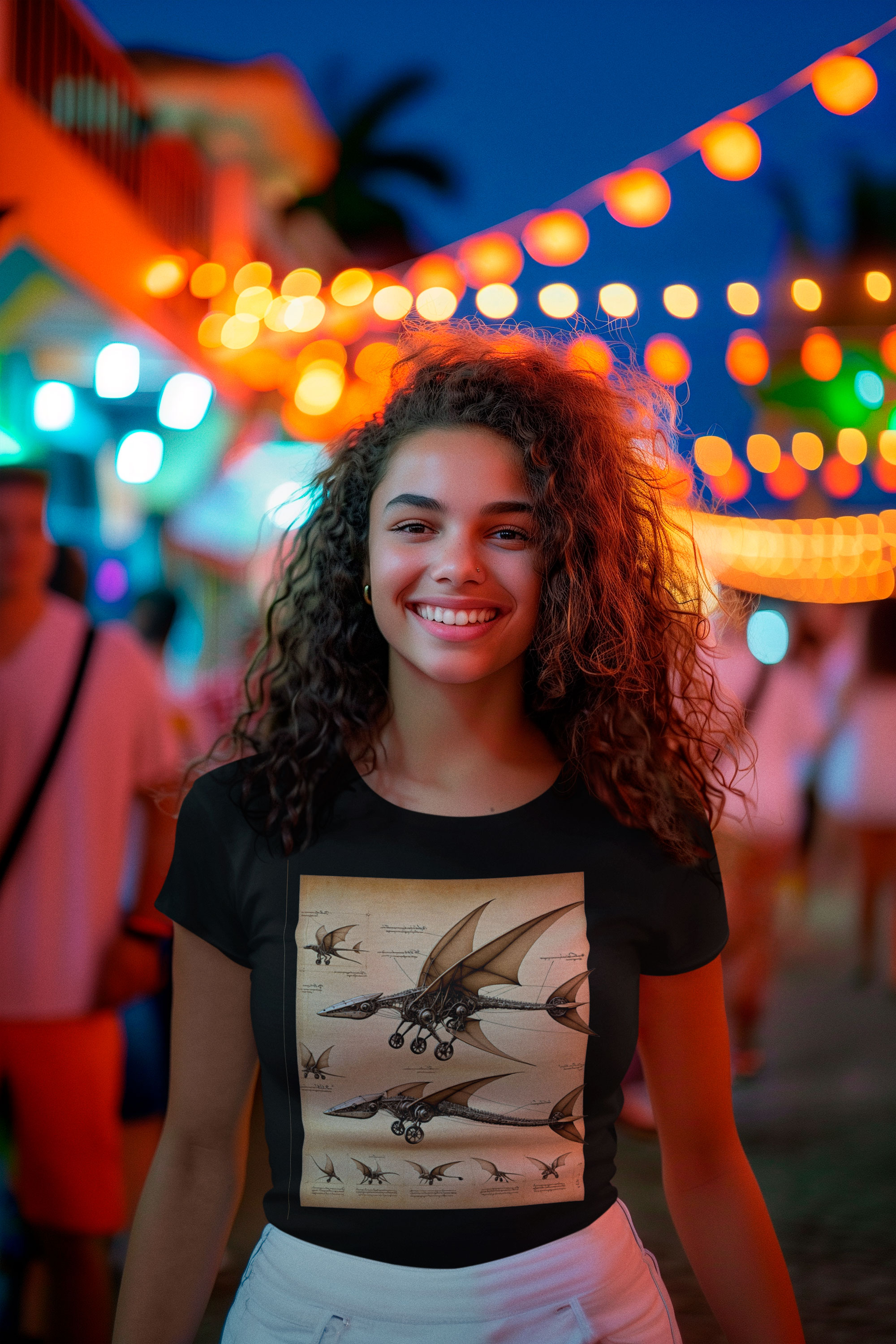 Coleção Da Vinci Imaginário 01<br>T-Shirt Feminina Prime