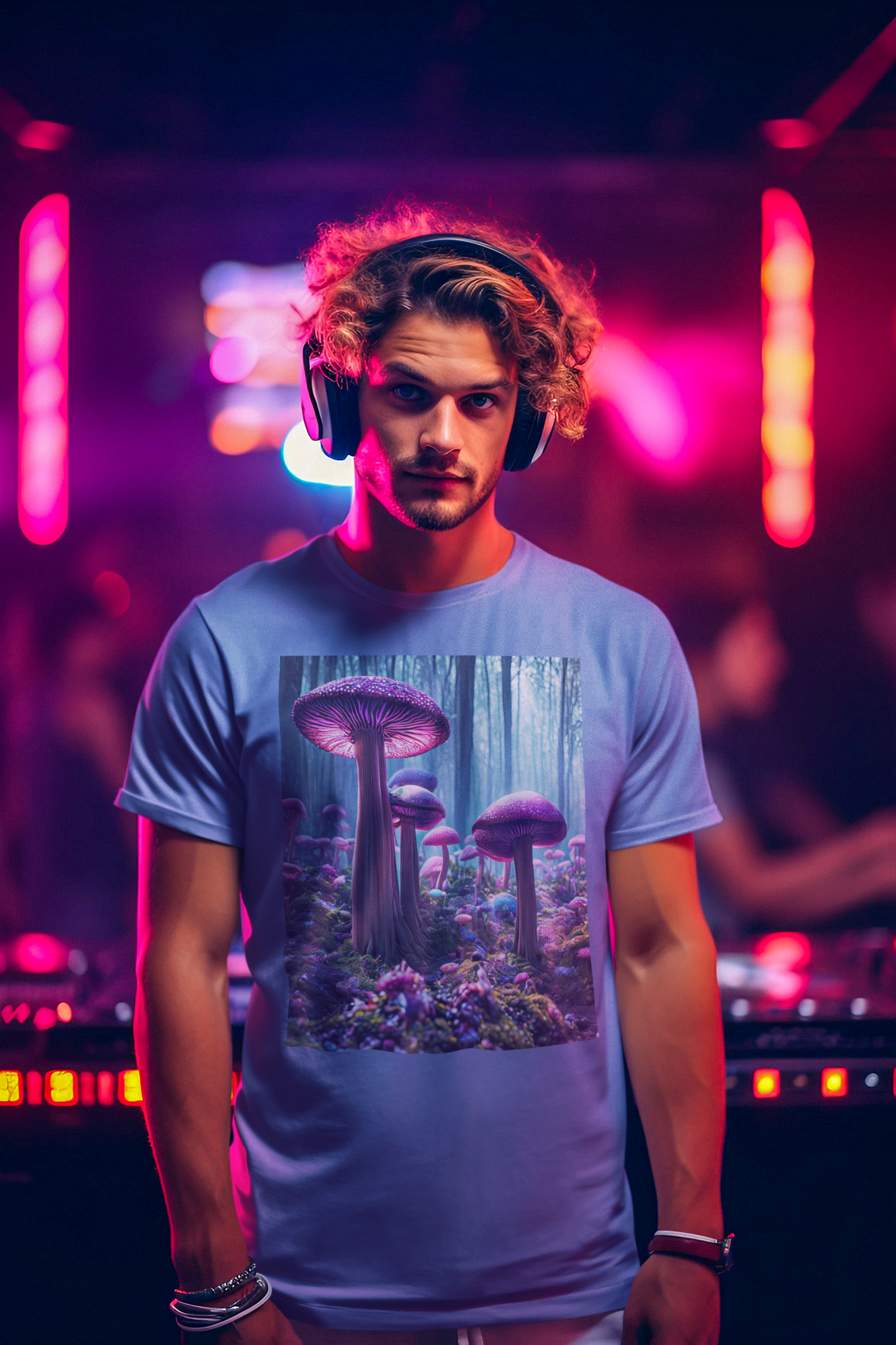 Coleção Magic Mushrooms 05<br>T-Shirt Unissex Estonada