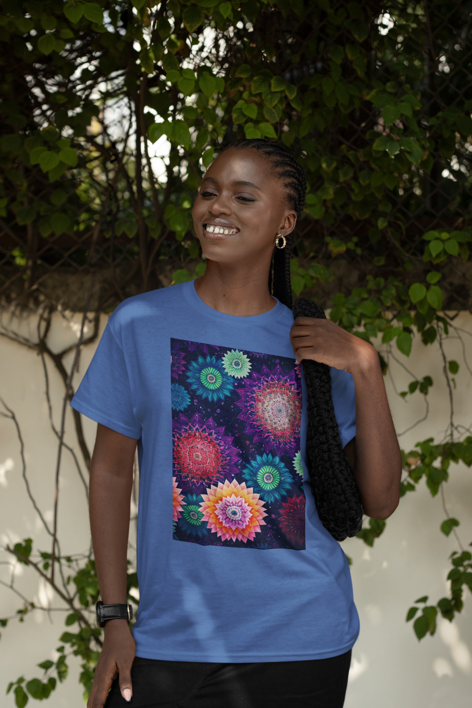 Coleção Mandalas 03<br>T-Shirt Unissex Estonada