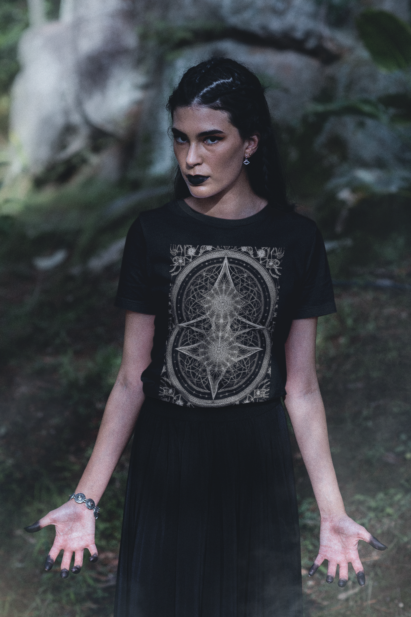 Coleção Dark & Gothic 01<br>T-Shirt Unissex Prime