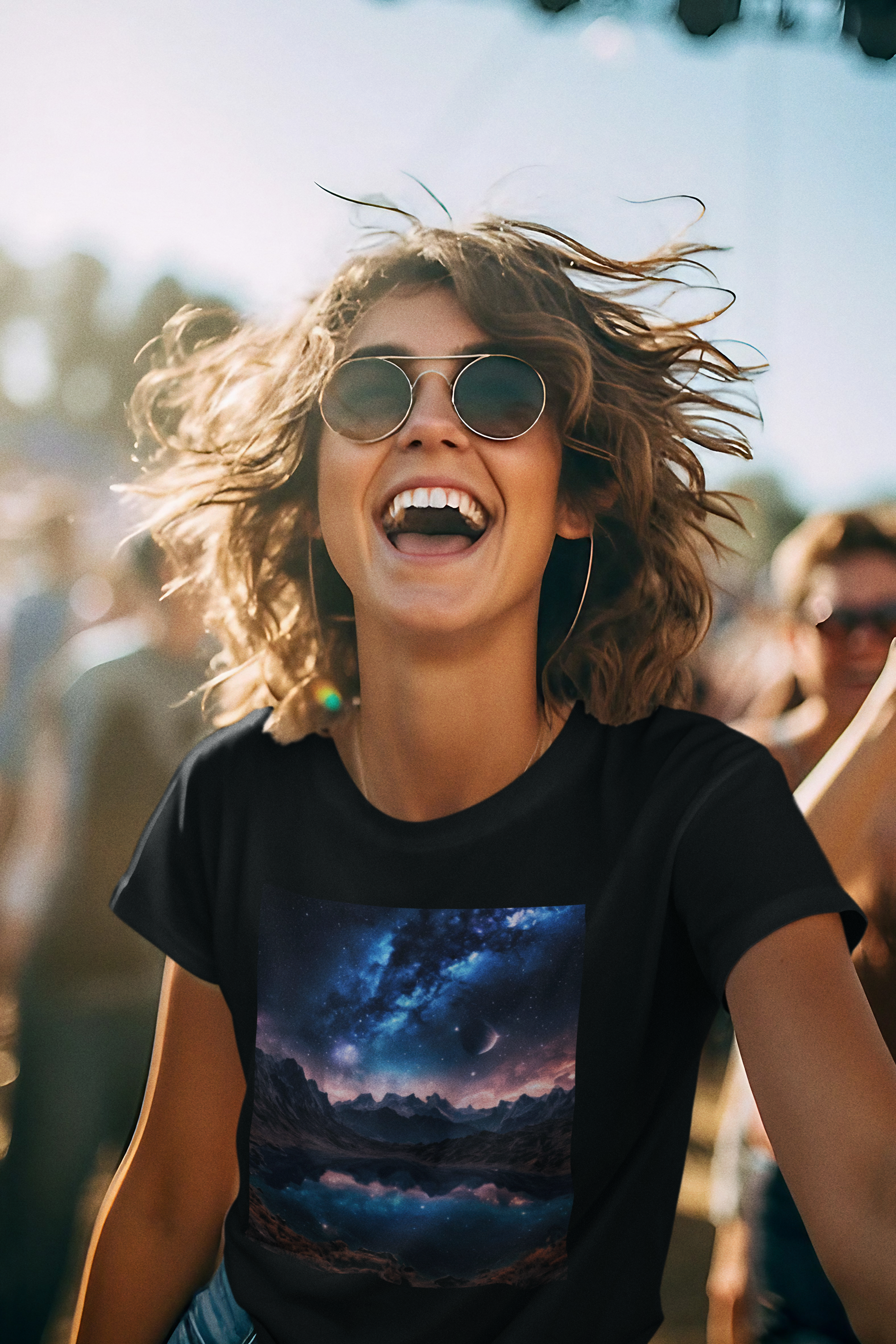 Coleção Cosmic Dreams 10<br>T-Shirt Unissex Prime