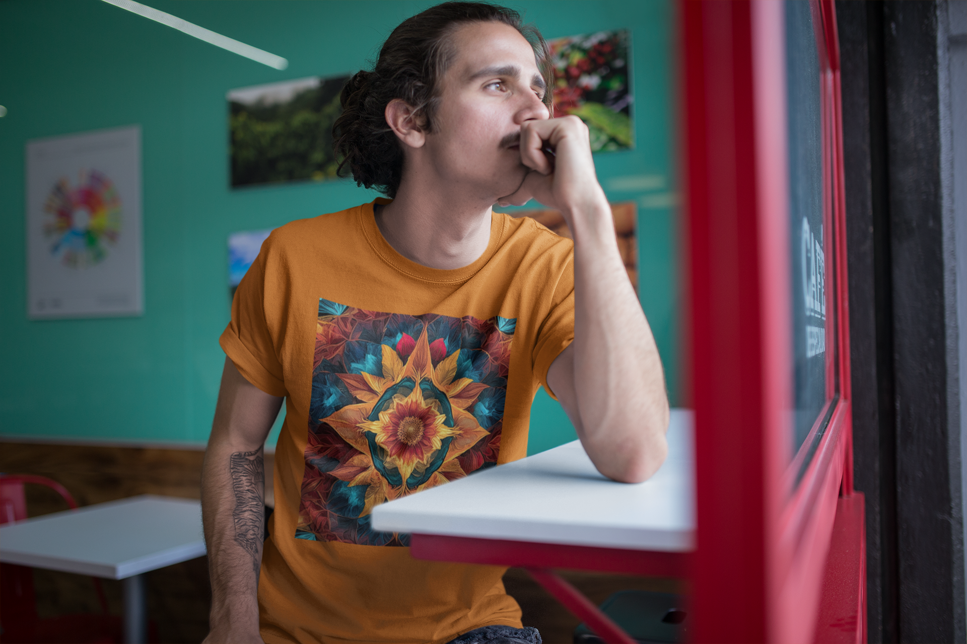 Coleção Mandalas 13<br>T-Shirt Unissex Quality