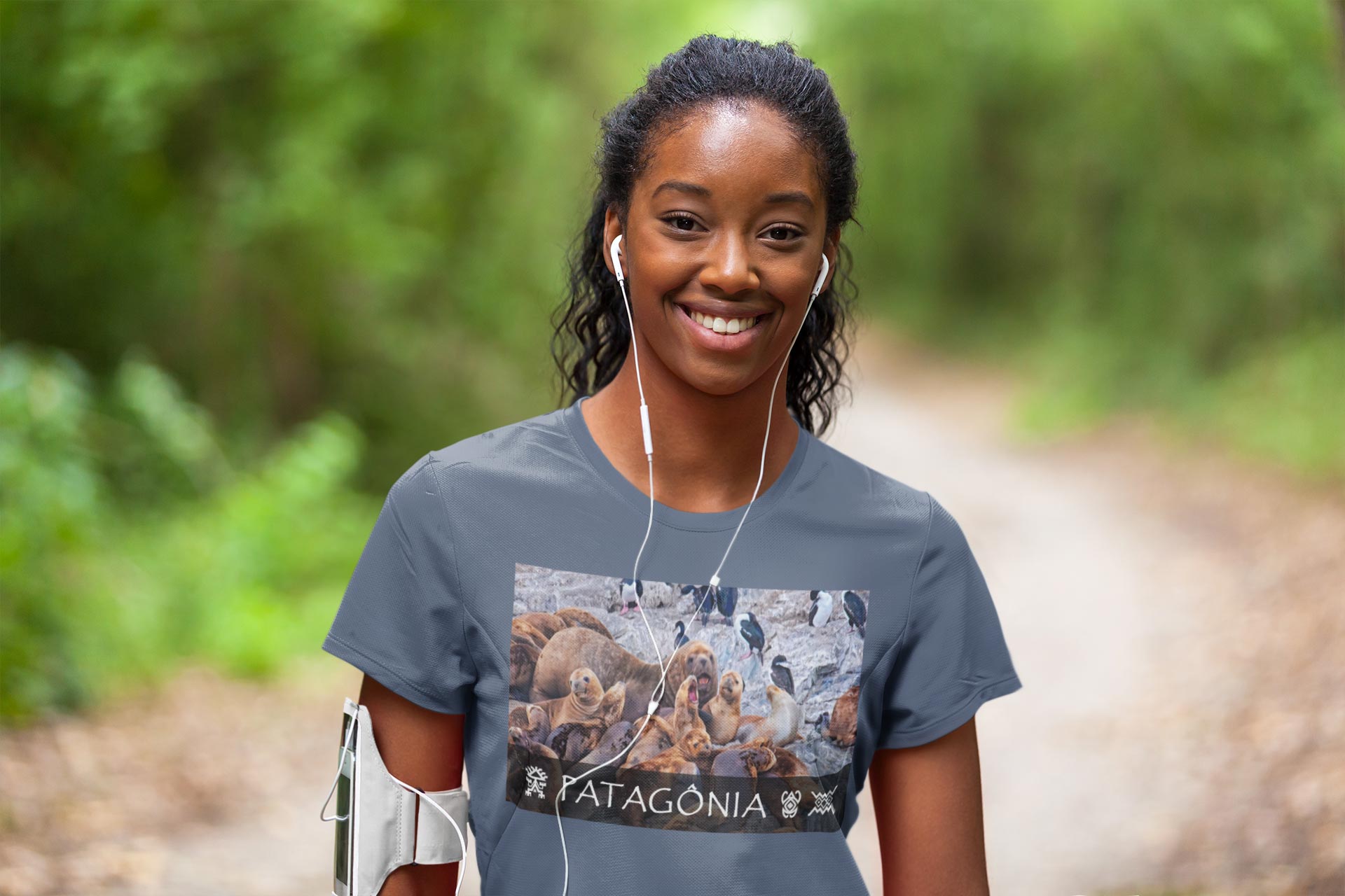 Coleção Patagônia 04<br>T-Shirt Feminina Estonada