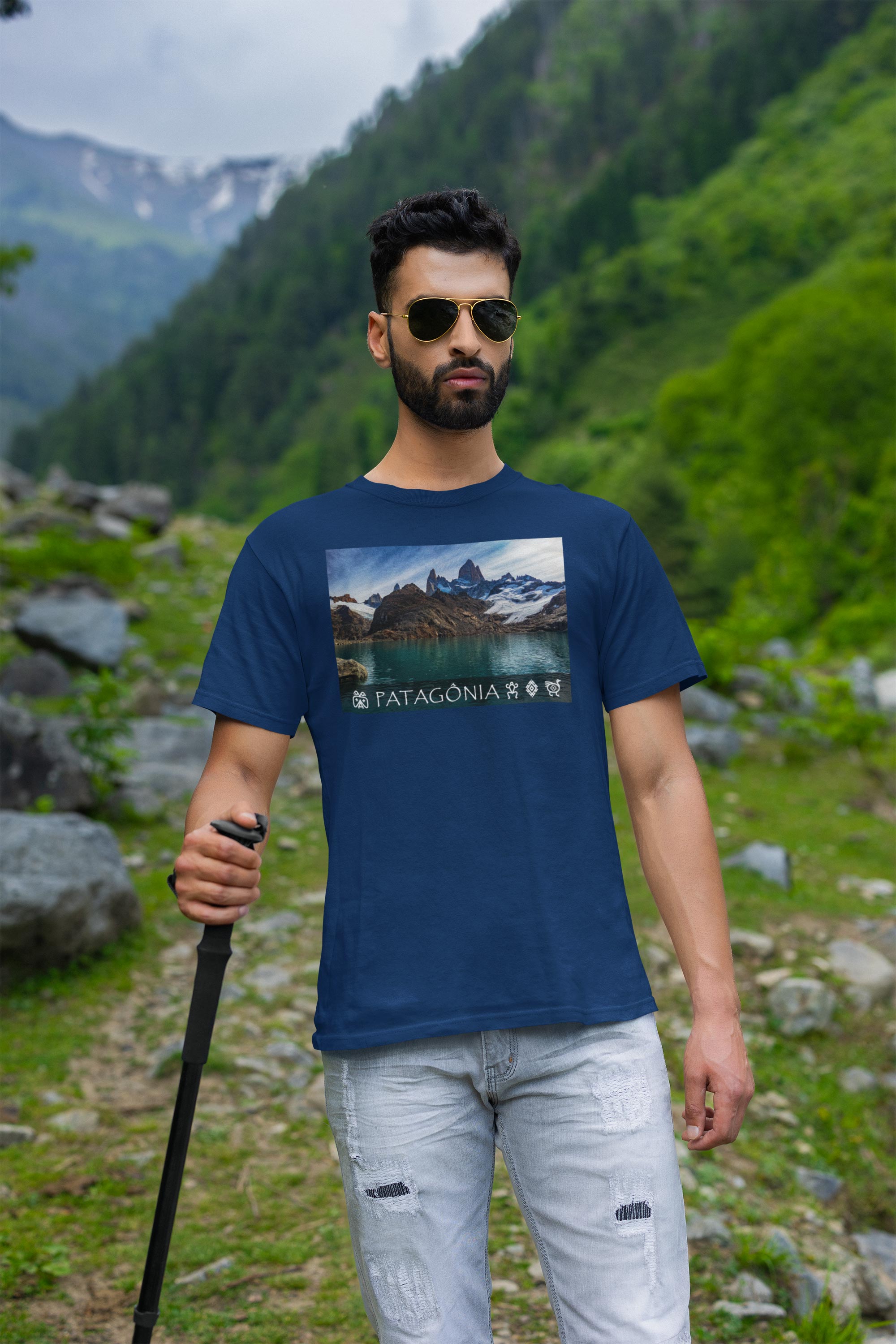 Coleção Patagônia 01<br>T-Shirt Unissex Quality