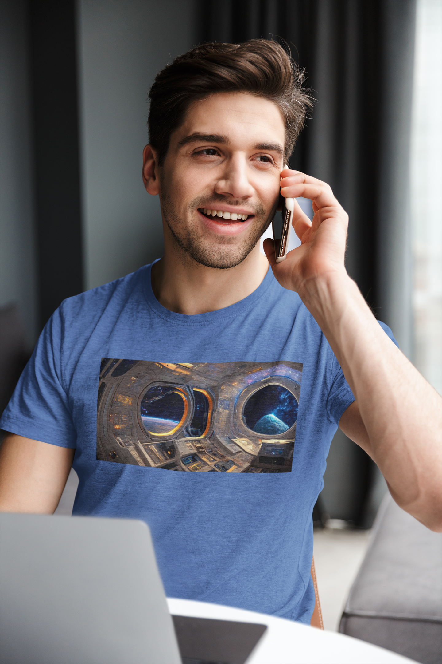 Coleção SciFi 05<br>T-Shirt Unissex Estonada