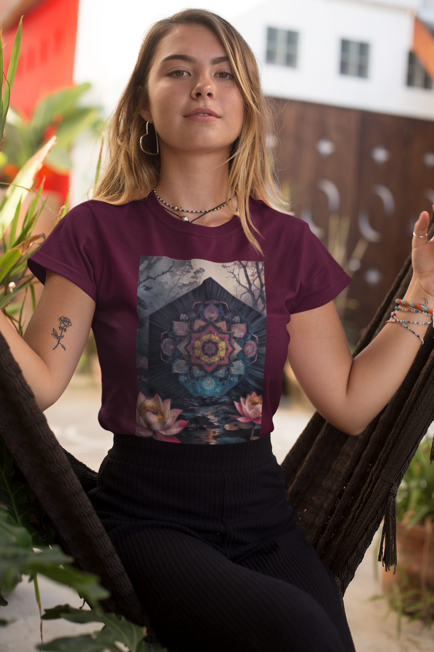 Coleção Mandalas 01<br>T-Shirt Unissex Quality